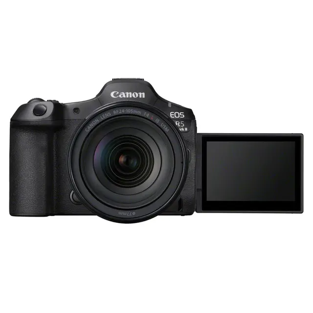 Canon EOS R5 II m/24-105mm f/4 L IS 45MP sensor, 30 bps, 8K video 