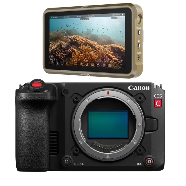 Canon EOS C50 m/Atomos Ninja monitor Kamera inkludert monitor 
