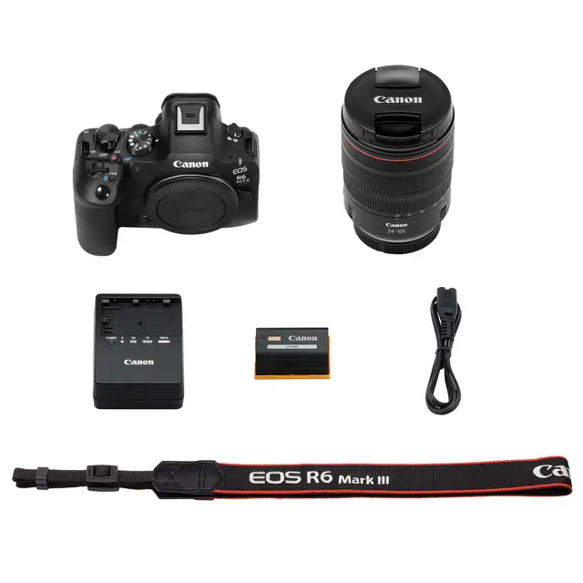 Canon EOS R6 Mark III Kit Med RF 24-105mm f/4L IS USM 