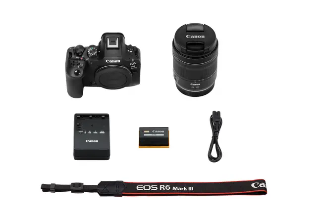 Canon EOS R6 Mark III Kit Med RF 24-105mm f/4-7.1 IS STM 