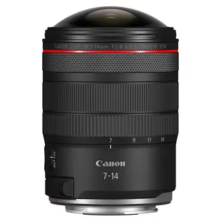 Canon RF 7-14mm f/2.8-3.5 L Fisheye STM Sirkulær Fisheye 190°