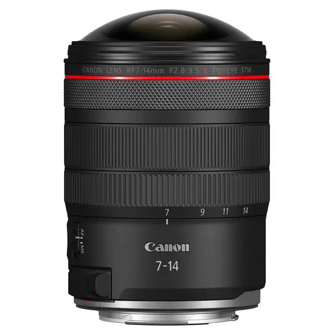 Canon RF 7-14mm f/2.8-3.5 L Fisheye STM Sirkulær Fisheye 190°