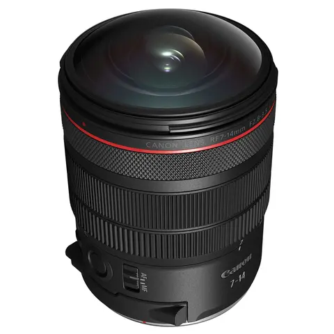 Canon RF 7-14mm f/2.8-3.5 L Fisheye STM Sirkulær Fisheye 190°