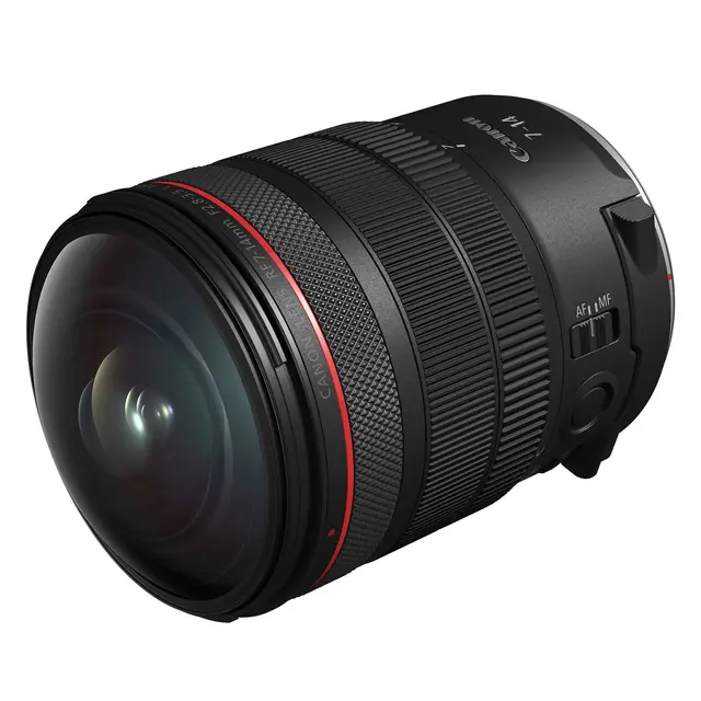 Canon RF 7-14mm f/2.8-3.5 L Fisheye STM Sirkulær Fisheye 190° 