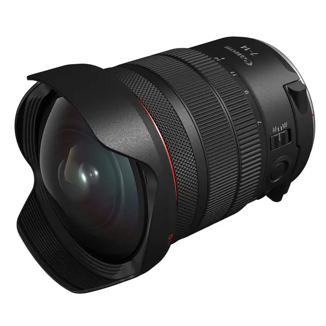 Canon RF 7-14mm f/2.8-3.5 L Fisheye STM Sirkulær Fisheye 190° 