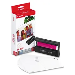 Canon KP-36IP Colour Ink + Paper Set 36 ark 10X15 standard papirbilder+Blekk