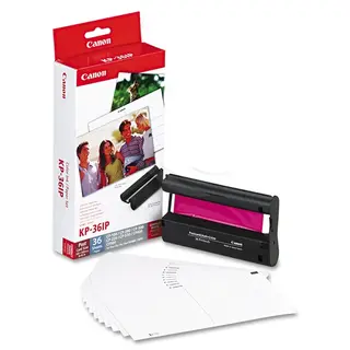 Canon KP-36IP Colour Ink + Paper Set 36 ark 10X15 standard papirbilder+Blekk
