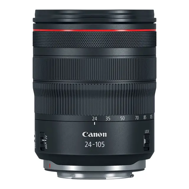 Canon RF 24-105mm f/4 L IS USM Leveres uten embalasje 