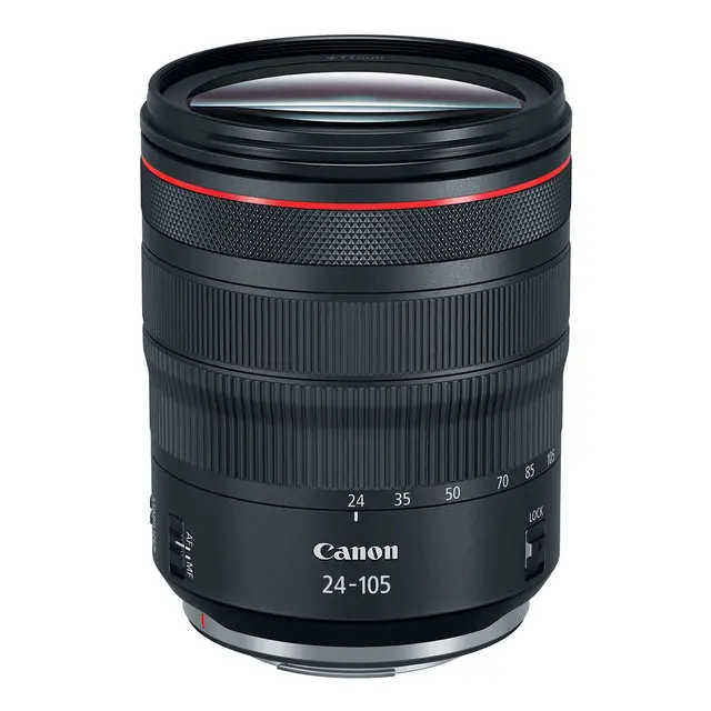 Canon RF 24-105mm f/4 L IS USM Leveres uten embalasje 