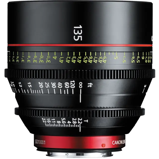 Canon CN-E 135mm T2.2 L F EF 135mm Cine Optikk 