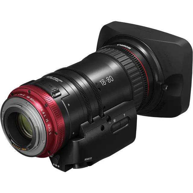 Canon CN-E 18-80mm T4.4 L IS KAS S EF Cine Zoom med kompakt servo 