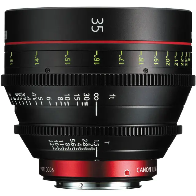 Canon CN-E 35mm T1.5 L F EF 35mm Cine Optikk 