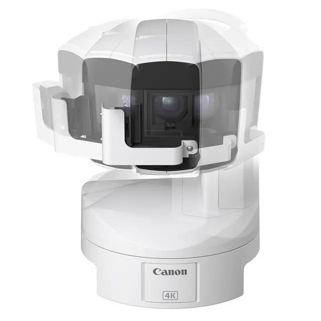 Canon CR-X300 Outdoor 4K PTZ Kamera 20x Optisk Zoom. Værforseglet. Hvit. 
