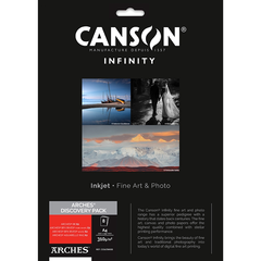 Canson Arches Discovery Pack A4 8 ark prøvepakke, to hver av 4 ulike