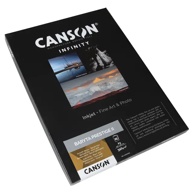Canson Baryta Prestige II A3 340g - 25 ark 
