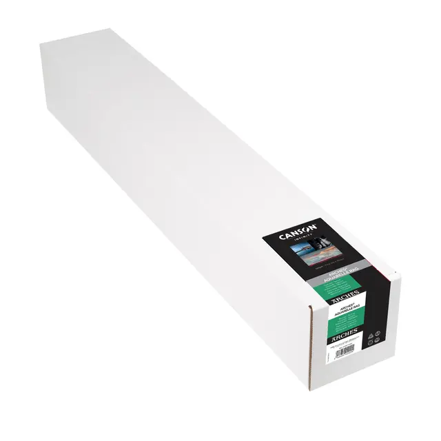 Canson Arches Aquarelle Rag (Pure White) 17" x 15.25m rull 