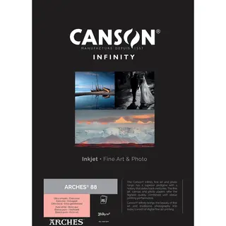 Canson Arches 88 Rag (Pure White) 5&quot; x 7&quot; 25 ark