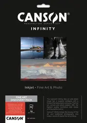 Canson Fine Art Discovery Pack A4 10 ark pr&#248;vepakke, et av hver