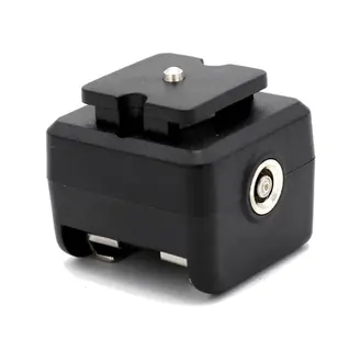 Caruba Hot Shoe Adapter - Midtkontakt X-kontakt &quot;sukkerbit&quot; til kamera