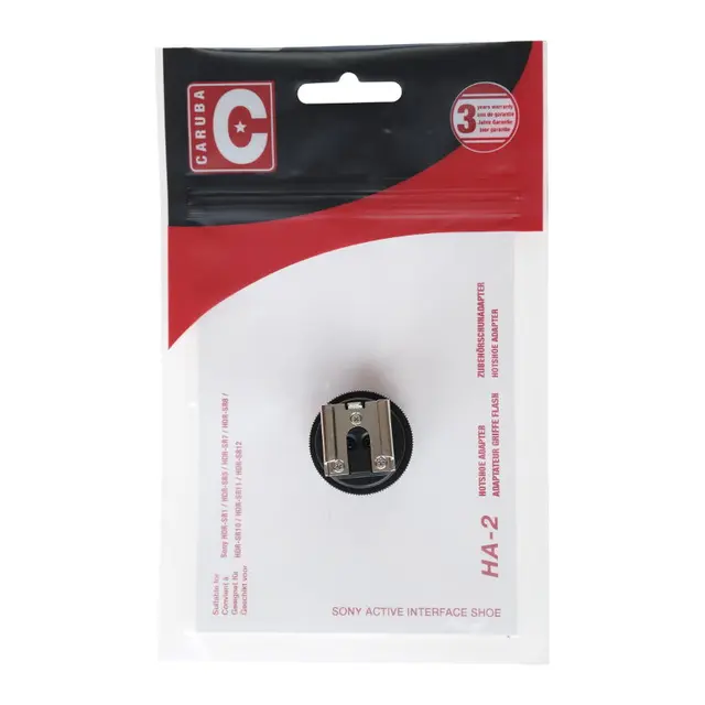 Caruba Hotshoe Adapter Sony Interface for Sony Active Interface blitssko 