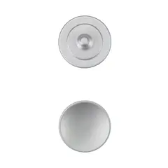 Caruba Soft Release Button Silver Soft Utl&#248;serknapp S&#248;lv