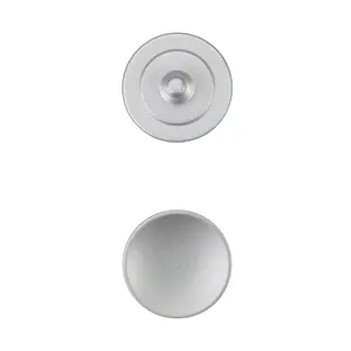 Caruba Soft Release Button Silver Soft Utløserknapp Sølv
