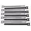 Caruba Fast Fixer Hook &amp; Loop 10pk Black Kabelfikser 10stk Borrel&#229;s strips 20cm