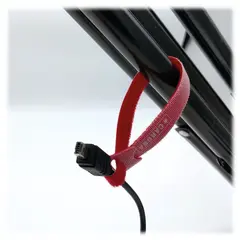 Caruba Fast Fixer Hook &amp; Loop 10pk Black Kabelfikser 10stk Borrel&#229;s strips 20cm