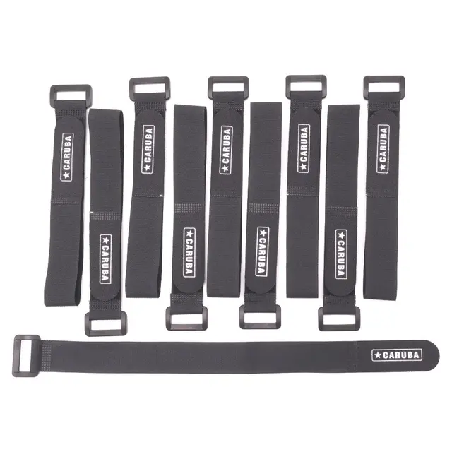 Caruba Kabelfikser Pro 1 Sort 10stk 