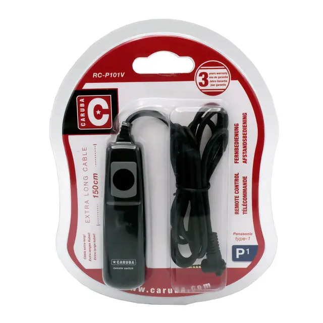 Caruba Fjernutløser Panasonic Type-1 Erstatter DMW-RS1 and RSL-1. 1,5m 