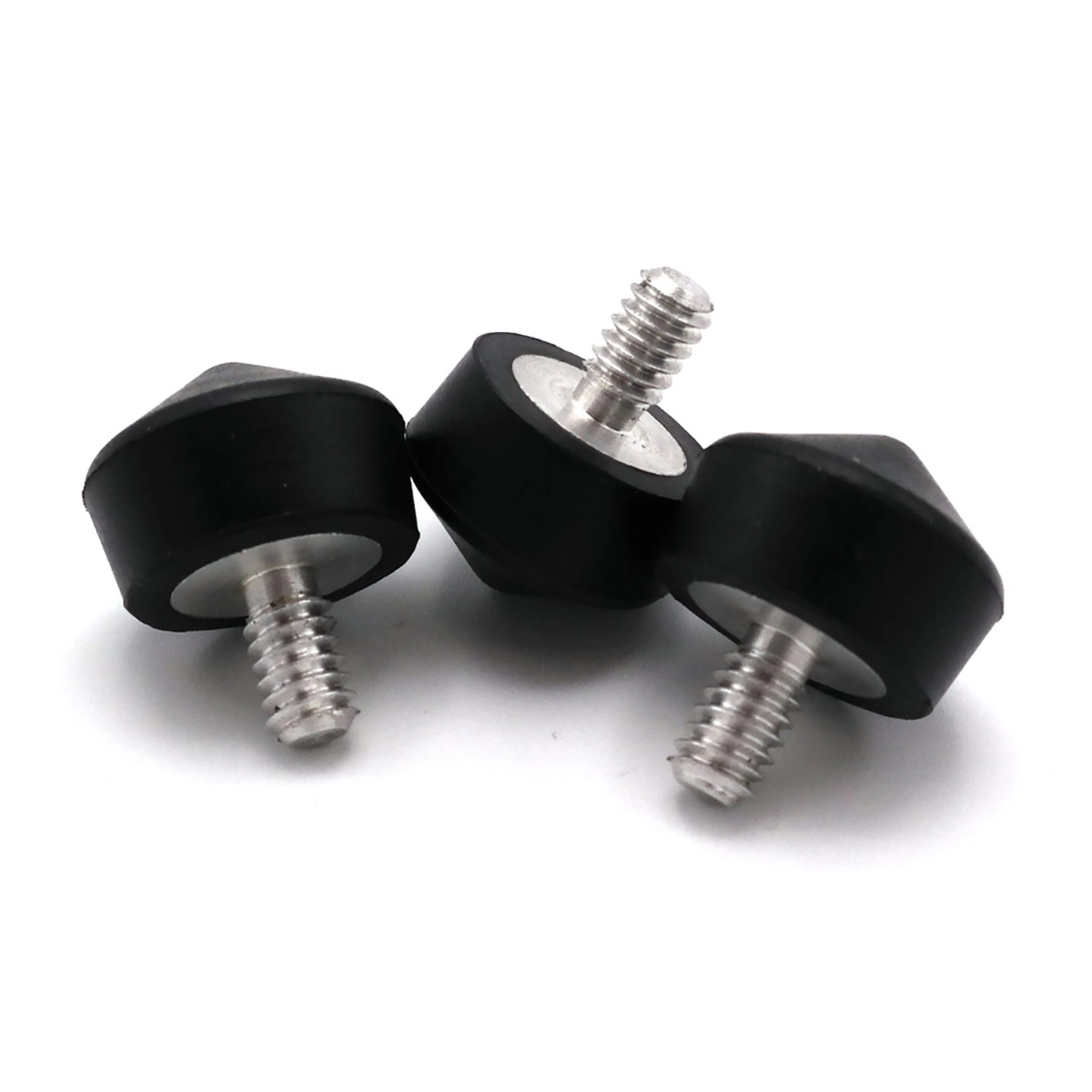 Caruba Tripod Rubber Foot 1/4" 3pc 3pk gummi stativføtter 1/4" gjenger
