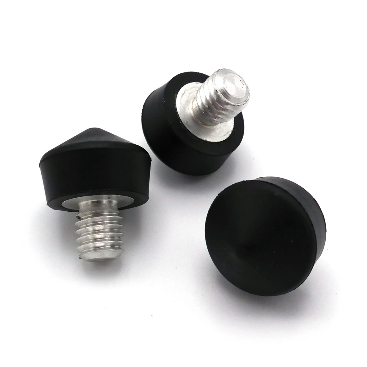 Caruba Tripod Rubber Foot 3/8" 3pc 3pk gummi stativføtter 3/8" gjenger