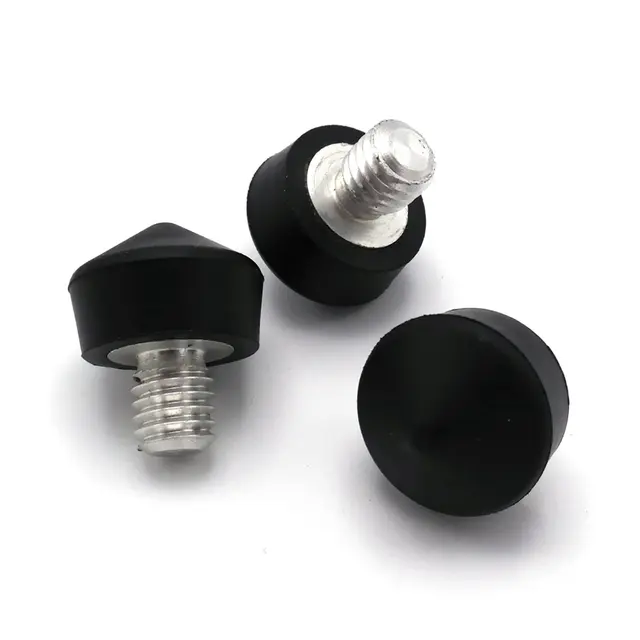 Caruba 3/8" Tripod Foot - Rubber 22mm 3pk 