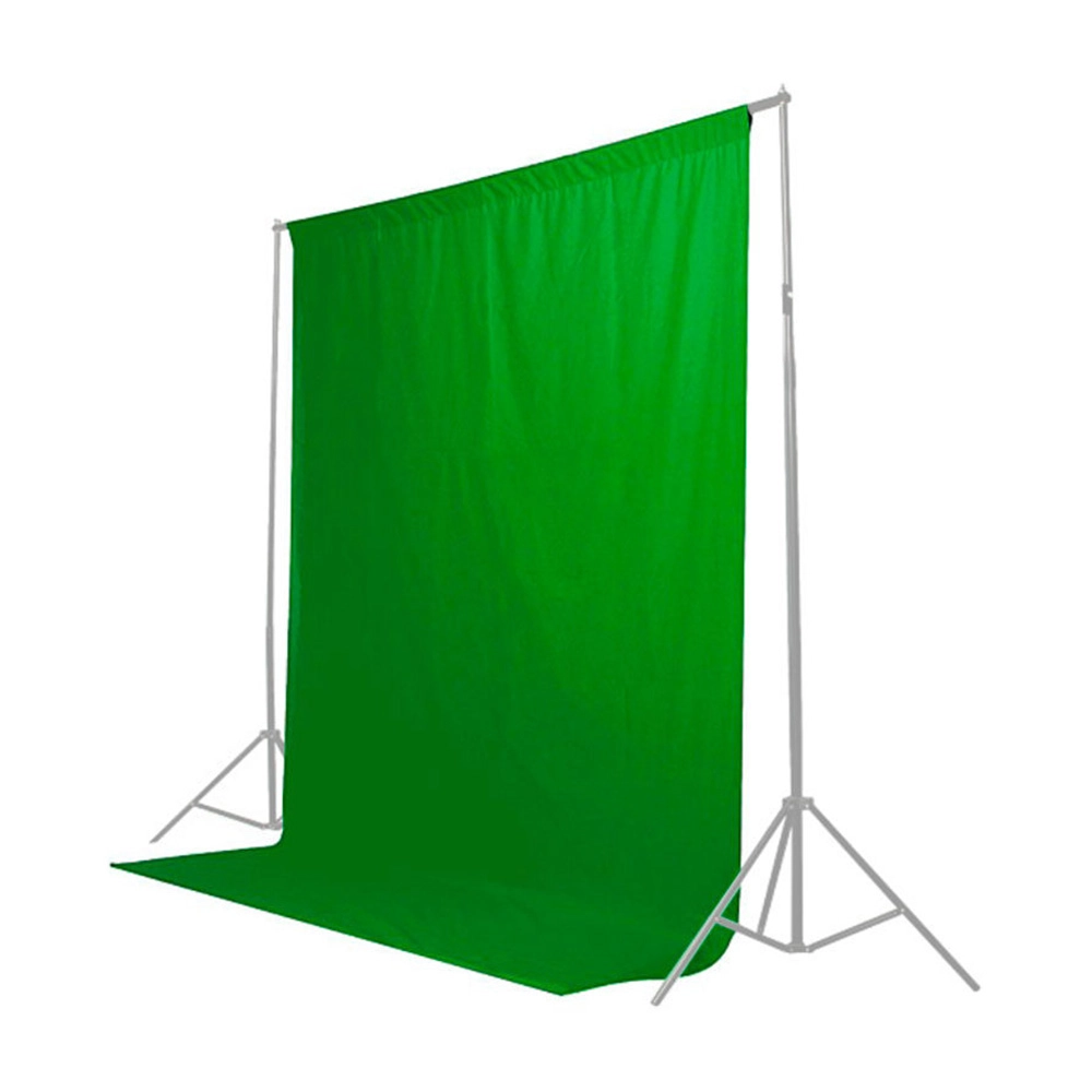 Caruba Bakgrunn Stoff 3X6m Chroma Grønn Tøybakgrunn Green Screen