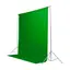 Caruba Bakgrunn Stoff 2X3m Chroma Gr&#248;nn T&#248;ybakgrunn - GreenScreen