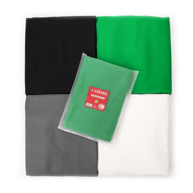 Caruba Bakgrunn Stoff 2X3m Chroma Grønn Tøybakgrunn - GreenScreen 
