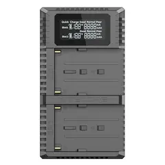 Nitecore USN3 PRO Dobbel Lader For Sony for Sony NP-F Serie batterier