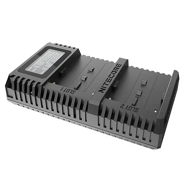 Nitecore USN3 PRO Dobbel Lader For Sony for Sony NP-F Serie batterier 