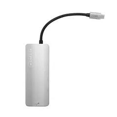 Caruba Premium 6-i-1 USB-C HUB 60W/4K/SD/MicroSD/Ethernet/2xUSB 3.0