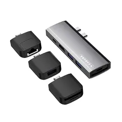 RETUR Caruba Multi-Functional 9-i-1 MacBook Pro kompatibel USB-Hub