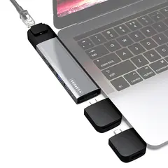 Caruba Multi-Functional 9-i-1 USB-C HUB MacBook Pro kompatibel USB-Hub