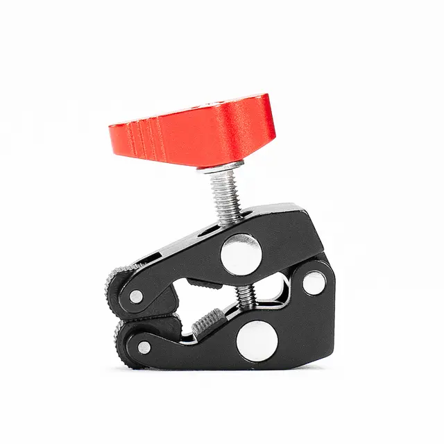 Caruba Screw Clamp Small Tough 4kg Miniklemme 3/8+1/4 gjenget hull max 4 kg 