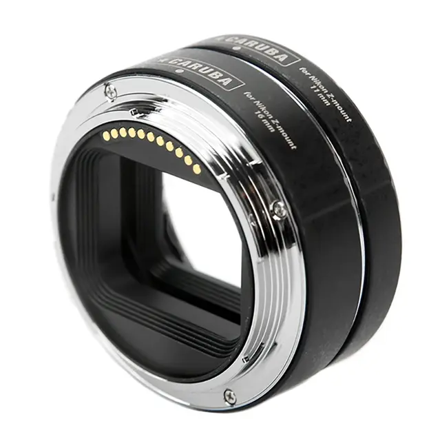 Caruba Extension Tube Set Chrome Type II For Nikon Z-mount 