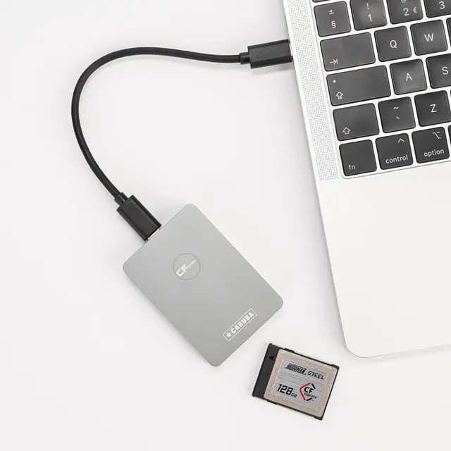 Caruba Card Reader CFexpress B USB 3.1 Kortleser for CFExpress Tybe B kort 