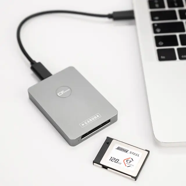 Caruba Card Reader CFexpress B USB 3.1 Kortleser for CFExpress Tybe B kort 