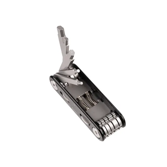 Caruba Multitool Pocket Folding Tool Set 10 stk trekkere - Unbraco og skrutrekker 