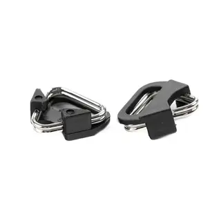 Caruba Triangle Split Ring Set II Trekantede remfester med beskyttelse