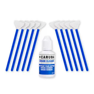 Caruba Cleaning Swab Kit Full-Frame 10 Stk Swabs + 30ml Fluid Fullformat