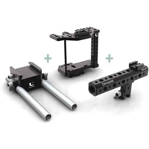Chrosziel system for Sony Alpha 7IIS/R Camera Cage and LightWeightSupport 