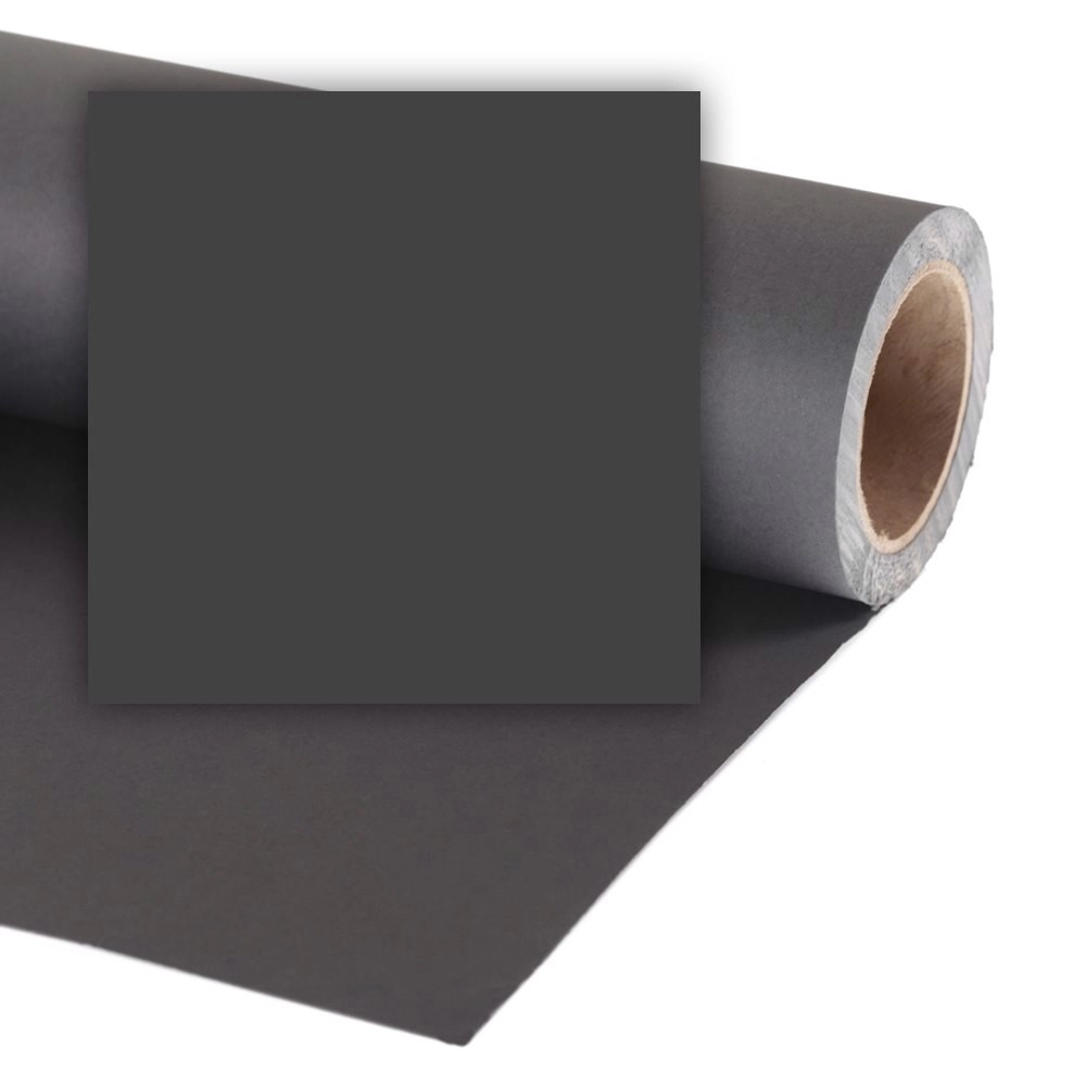 Colorama Bakgrunnspapir 0168 Black 2,72 x 11 m